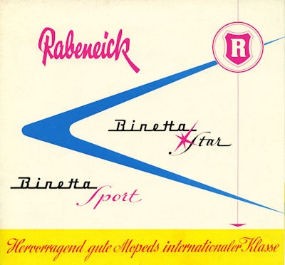 Rabeneick Binetta Star und Sport Prospekt 1958
