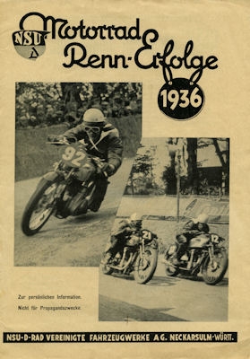 NSU Rennerfolge 1936
