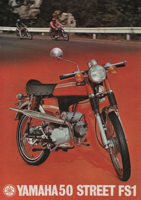 Yamaha 50 Street FS1 Prospekt ca. 1971