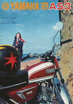 Yamaha 125 Street AS3 Prospekt ca. 1972