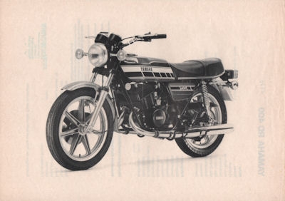 Yamaha RD 400 Prospekt 1976