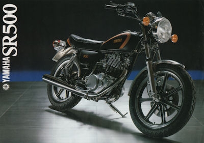 Yamaha SR 500 Prospekt 1980