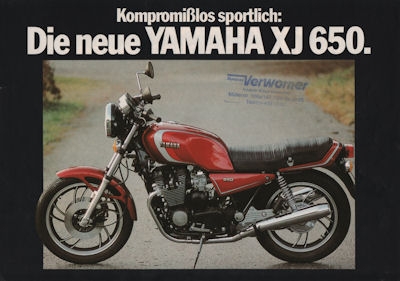 Yamaha XJ 650 brochure 1980