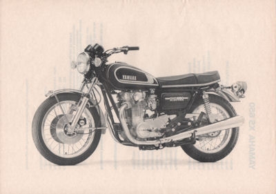 Yamaha XS 650 Prospekt 1976