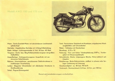 AWD brochure 1950-1960