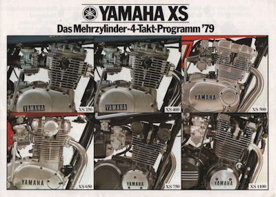 Yamaha XS Das Mehrzylinder 4-Takt Programm 1979