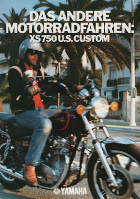 Yamaha XS 750 U.S.Custom brochure 1980