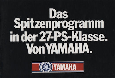 Yamaha 27 HP class brochure 1980