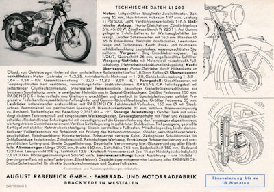 Rabeneick LI 200 brochure 3.1953