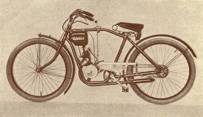 Weiss 74 ccm Motorfahrrad Prospekt ca. 1931