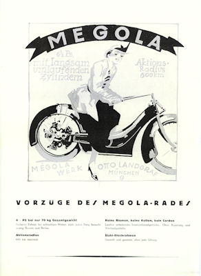 Megola Rad brochure ca. 1921