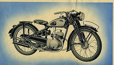 NSU 125 ZDB Prospekt 11.1950