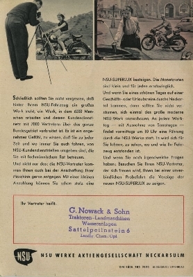 NSU Superlux brochure 7.1954