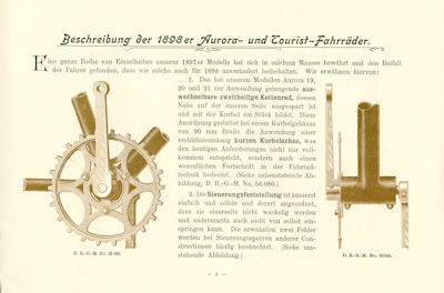 Aurora Fahrrad Programm 1898