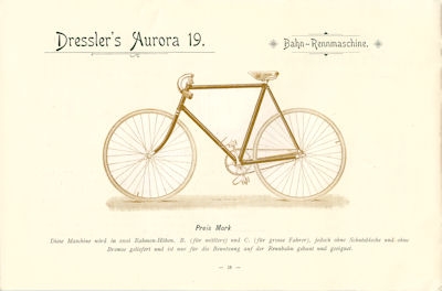 Aurora bicycle program 1898