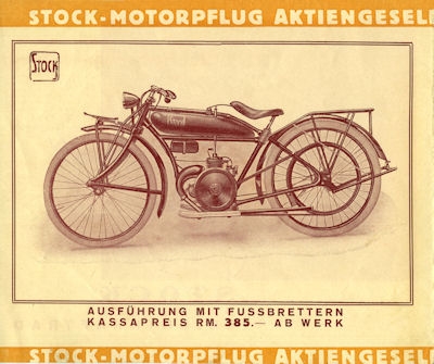 Stock Leichtmotorrad brochure 1927