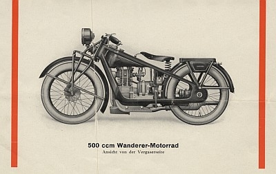 Wanderer K 500 Prospekt 5.1928