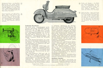 Zündapp Bella 154 Prospekt 1957