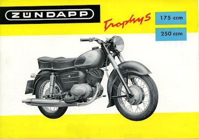 Zündapp Trophy S Prospekt 1960