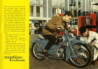 Zündapp Combinette S Prospekt 1957