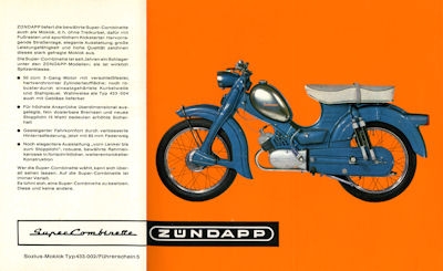 Zündapp Moped / Mokick Programm 1963