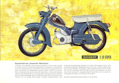 Zündapp Mokicks Prospekt 1970