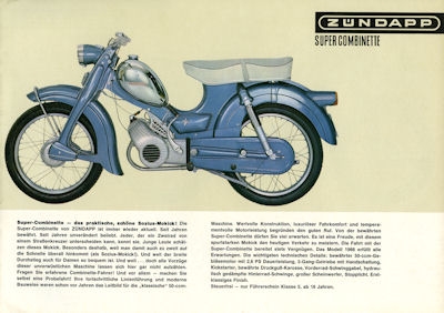 Zündapp Mofa, Moped und Mokick Programm 1966