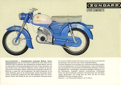 Zündapp Mofa, Moped und Mokick Programm 1966