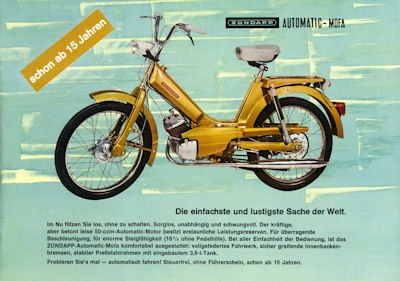Zündapp Mofa Moped Automatic Programm 1971