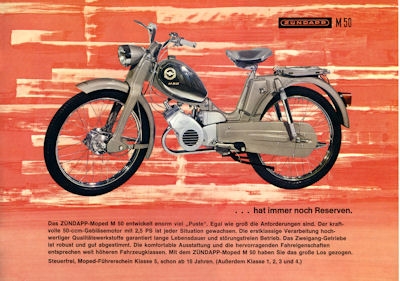 Zündapp Mofa Moped Automatic Programm 1971