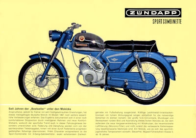 Zündapp Mofa, Moped and Mokick program 1967