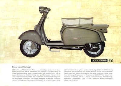 Zündapp scooter program 1969