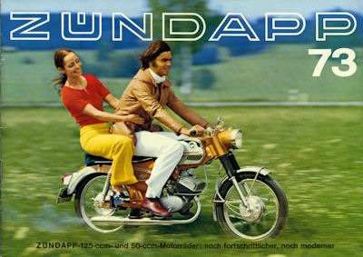 Zündapp 125 und 50ccm Motorrad Programm 1973