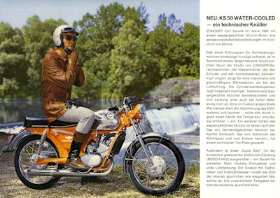 Zündapp 125 und 50ccm Motorrad Programm 1973