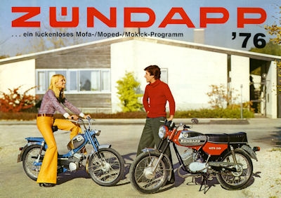 Zündapp Mofa Moped Mokick Programm 1976