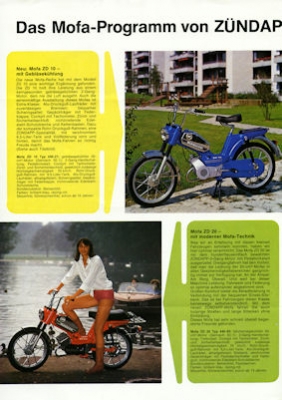 Zündapp Mofa Programm 1978