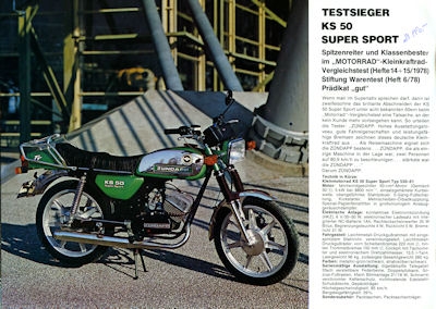 Zündapp Programm 1979