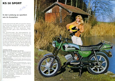 Zündapp Programm 1979