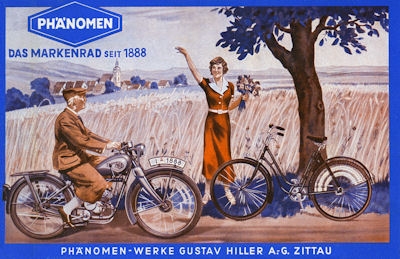 Phänomen Fahrrad und Motorrad Prospekt 1937
