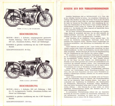 Motosacoche program 1927