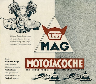 Motosacoche program 1933