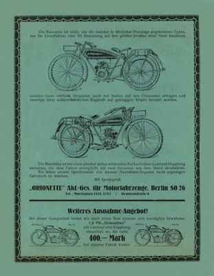 Orionette program 7.1924