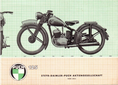 Puch 125 ccm brochure 9.1940