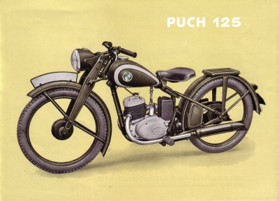 Puch 125 ccm brochure 8.1940