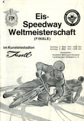 Program Inzell Eisspeedway 5.3.1977