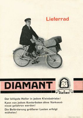 Diamant Leichtmotorrad Prospekt 1930