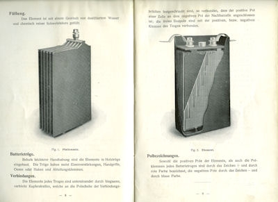 AFA Automobil-Accumulator Bedienungsanleitung 1912