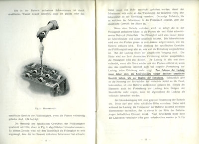 AFA Automobil-Accumulator Bedienungsanleitung 1912