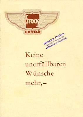 Stock Extra Leichtmotorrad brochure ca. 1930