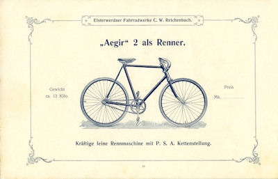 Aegir bicycle program 1903